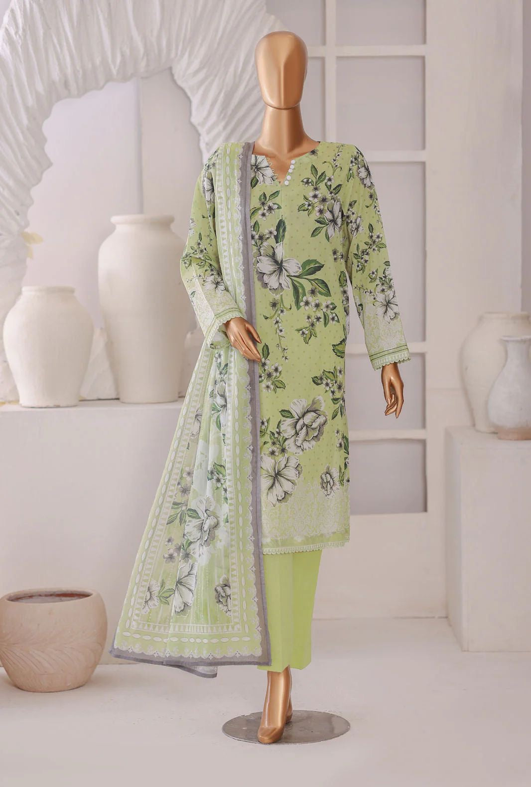 HZ Casual Lawn Suit – Design 9