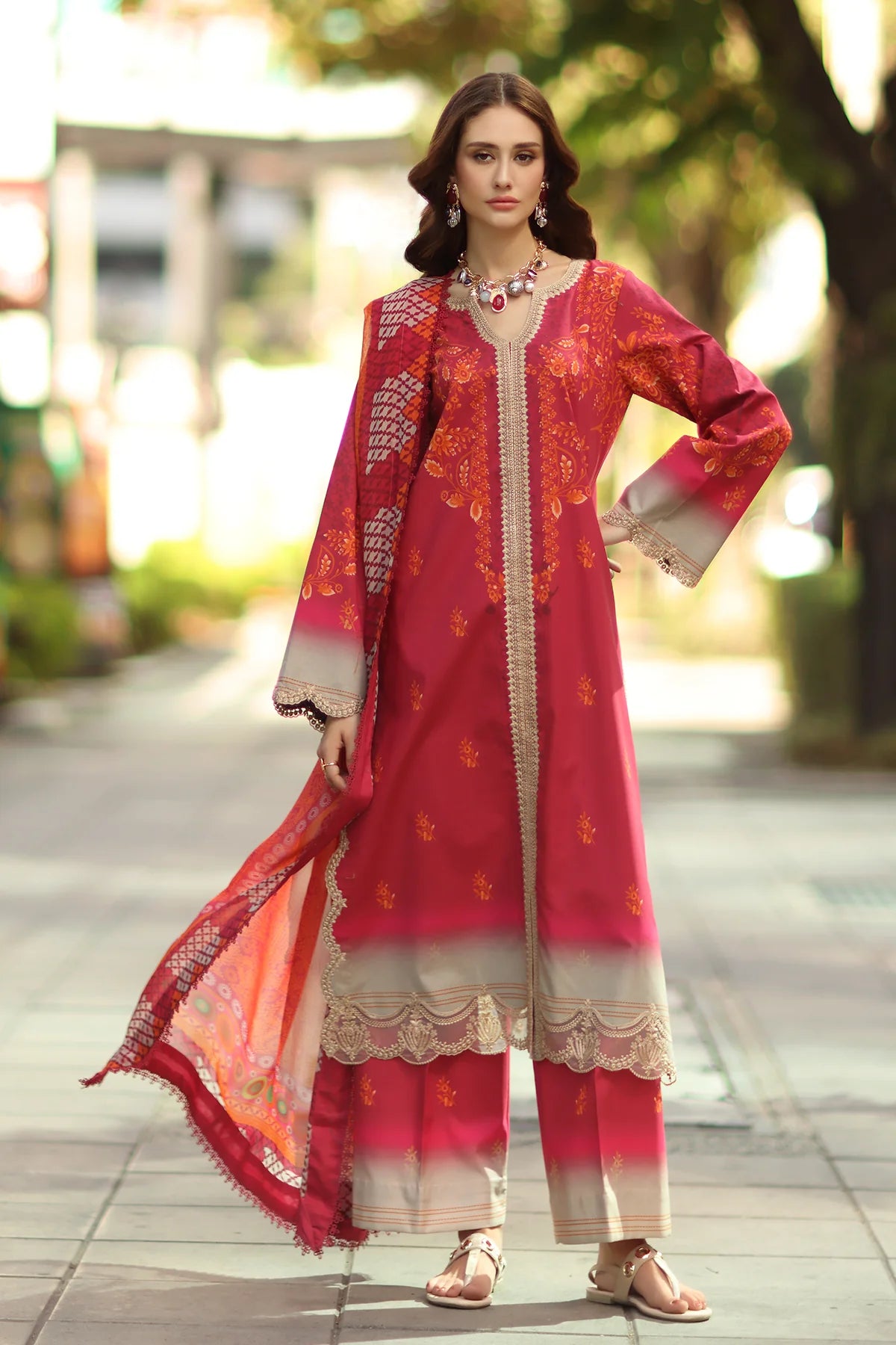Charizma Premium Lawn Suit – Elegant Summer Design 2
