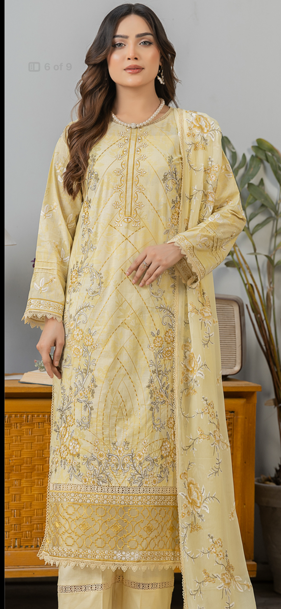 Pankh Elegant Lawn Box Suit – Premium Design 6