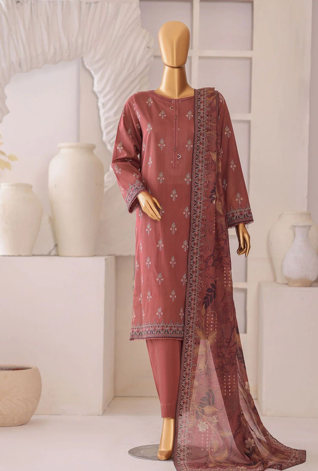 HZ Casual Lawn Suit – Design 12