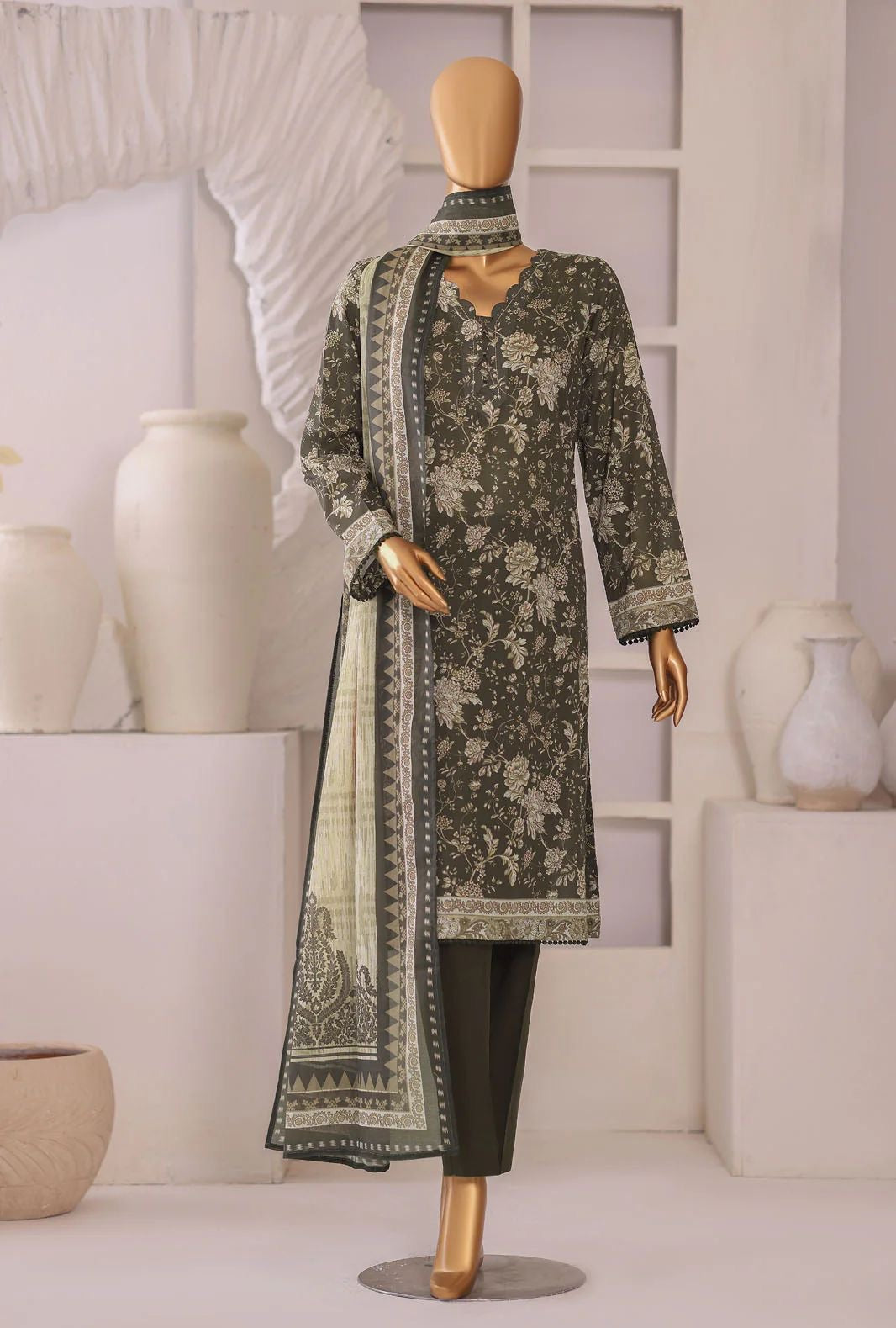 HZ Casual Lawn Suit – Design 14