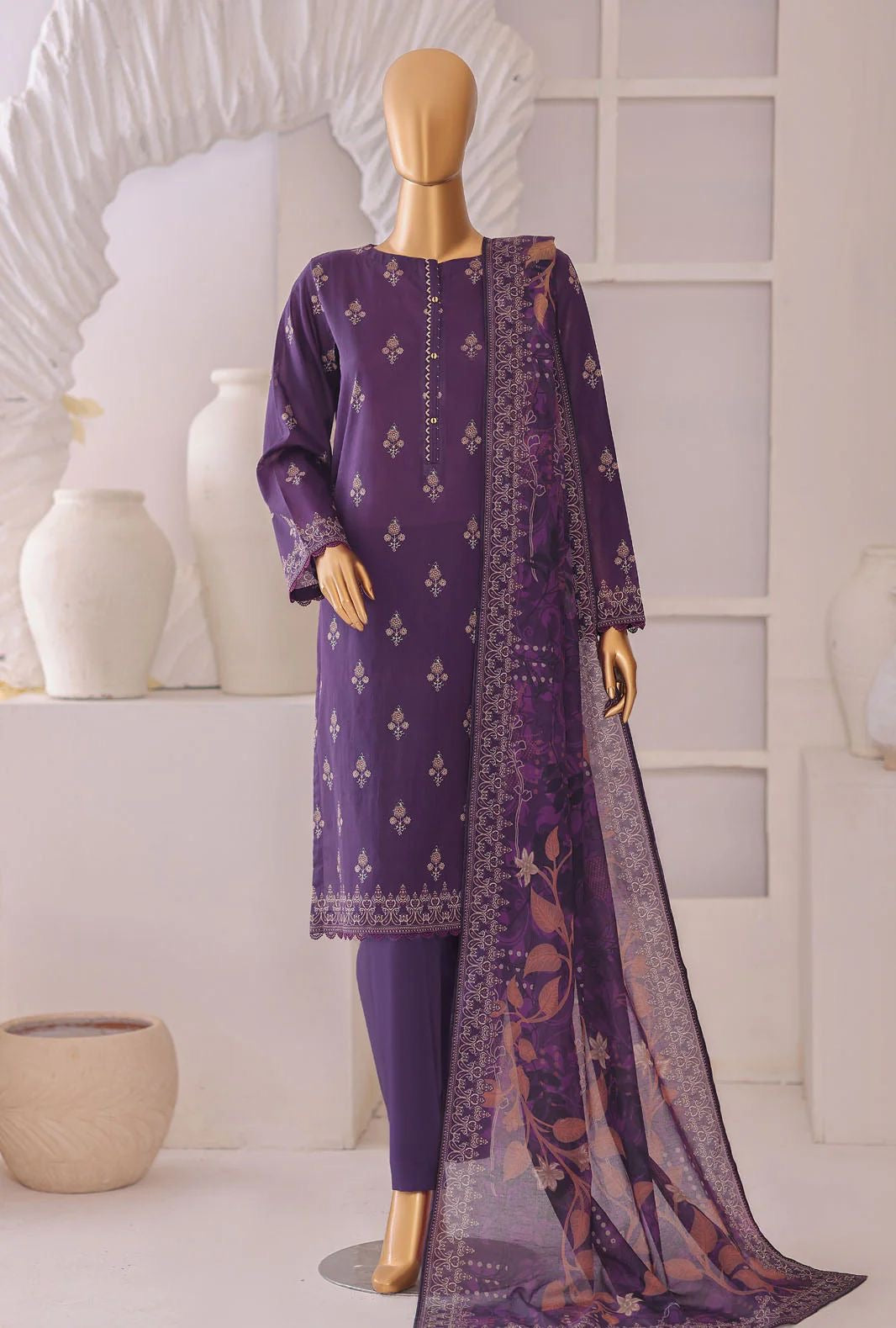 HZ Casual Lawn Suit – Design 6