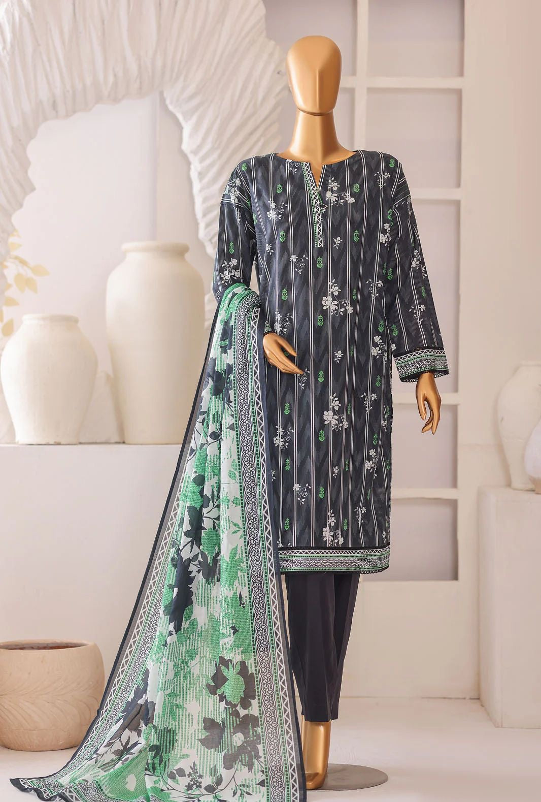 HZ Casual Lawn Suit – Design 10