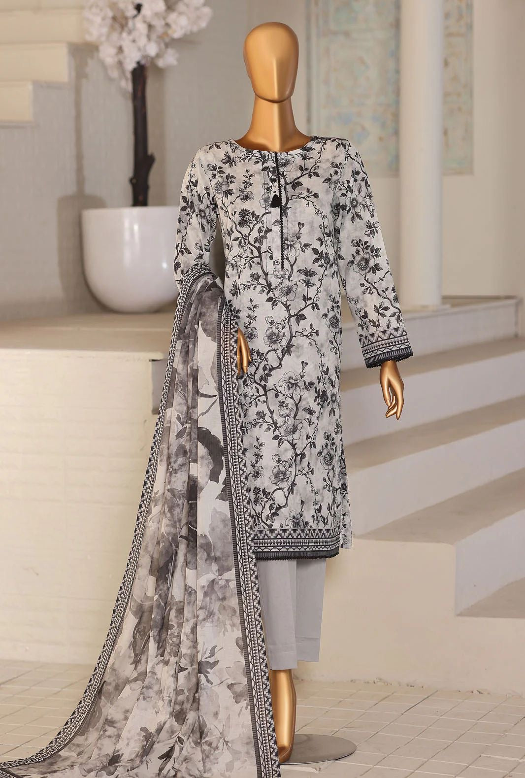 HZ Casual Lawn Suit – Design 11